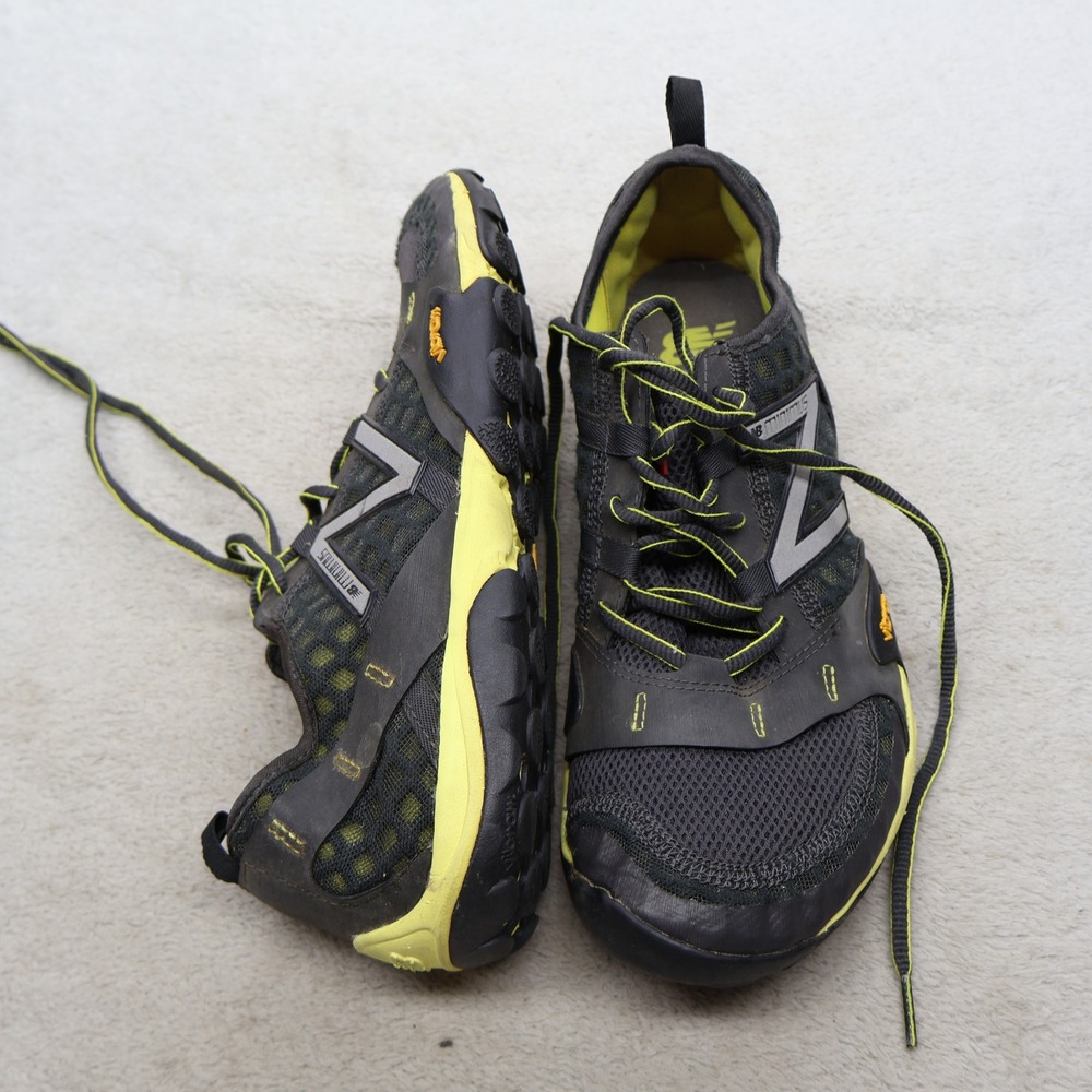 New Balance Mens 10.5 Athletic Shoes Black Minimus 10 V1 Trail Running Trail